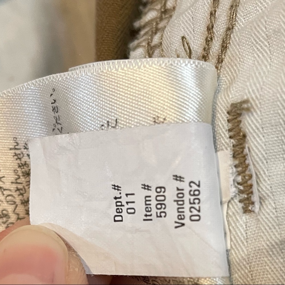 Eddie Bauer dark tan khaki ‘Blakely’ capri pants plus sz 20W - Picture 8 of 13
